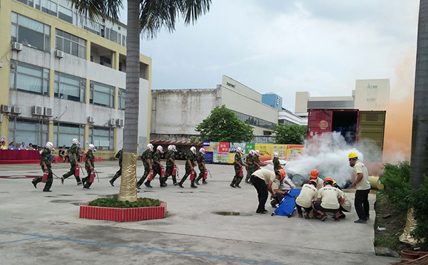 明邦化工消防演練醫(yī)療組