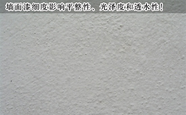 墻面漆細(xì)度